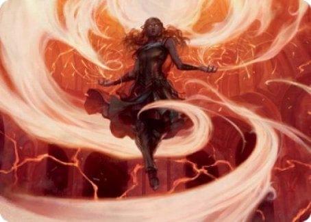 Magic: The Gathering MTG Single Crackle with Power Art Card [Strixhaven: School of Mages Art Series]