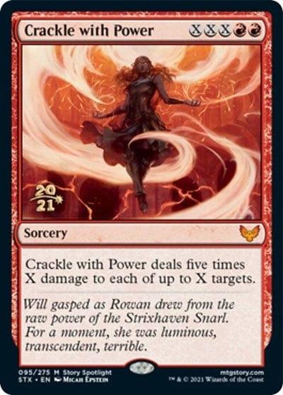 Magic: The Gathering MTG Single Crackle with Power [Strixhaven: School of Mages Prerelease Promos]