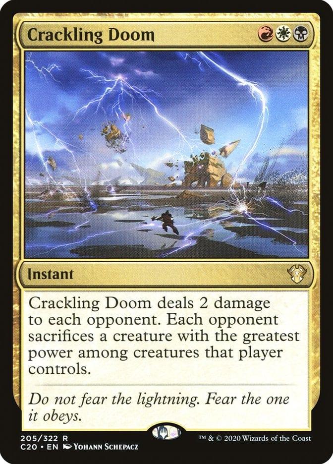 Magic: The Gathering MTG Single Crackling Doom [Commander 2020]