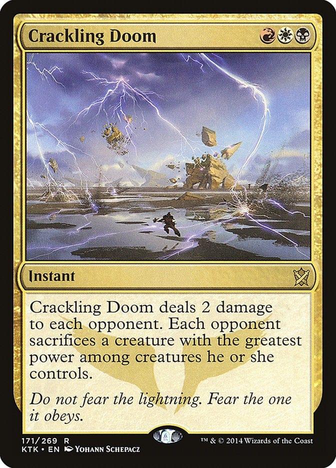 Magic: The Gathering MTG Single Crackling Doom [Khans of Tarkir]