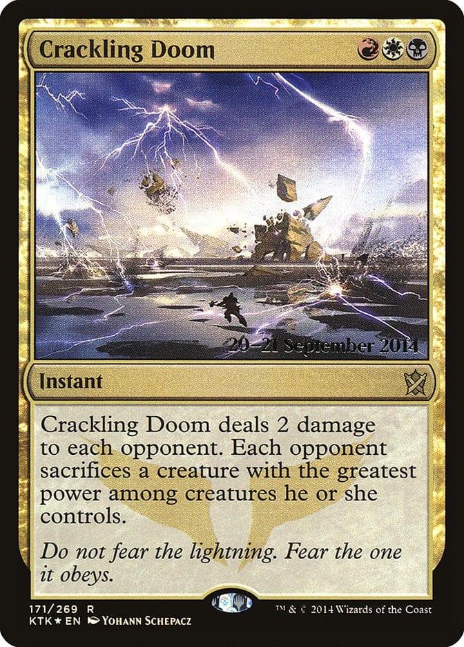 Magic: The Gathering MTG Single Crackling Doom  [Khans of Tarkir Prerelease Promos]