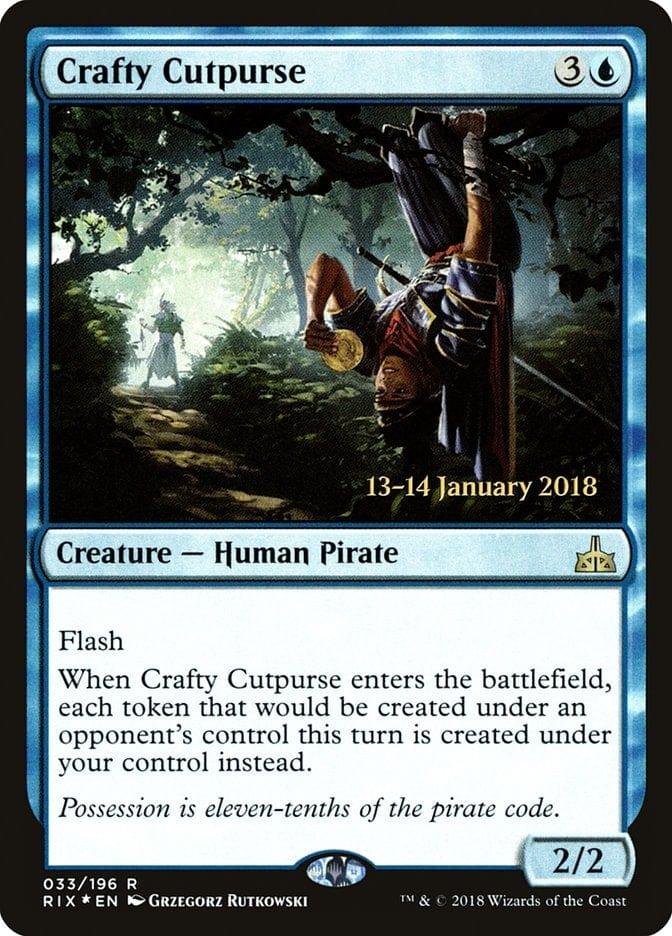 Magic: The Gathering MTG Single Crafty Cutpurse [Rivals of Ixalan Prerelease Promos]