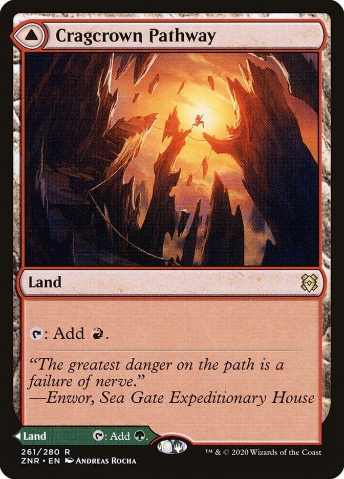 Magic: The Gathering MTG Single Cragcrown Pathway // Timbercrown Pathway [Zendikar Rising]