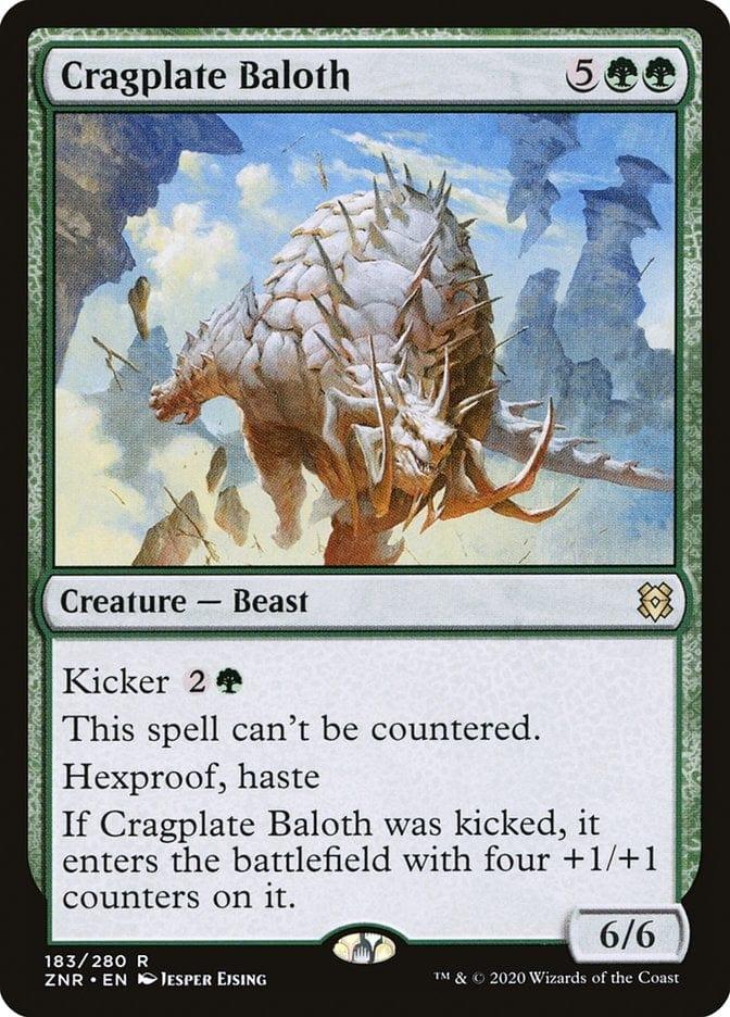 Magic: The Gathering MTG Single Cragplate Baloth [Zendikar Rising]