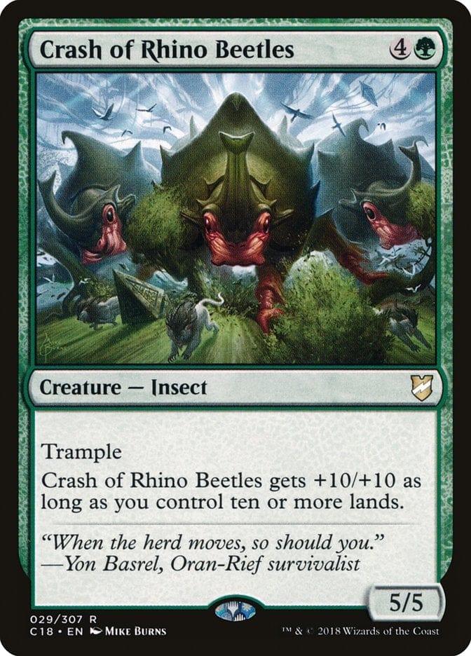 Magic: The Gathering MTG Single Crash of Rhino Beetles [Commander 2018]