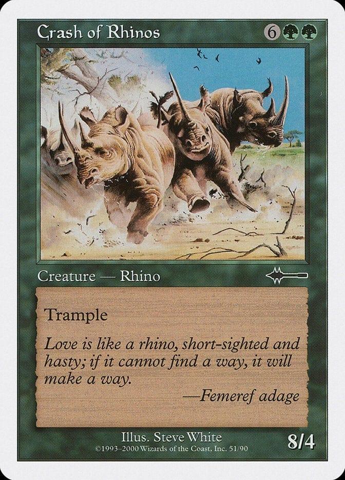 Magic: The Gathering MTG Single Crash of Rhinos [Beatdown Box Set]