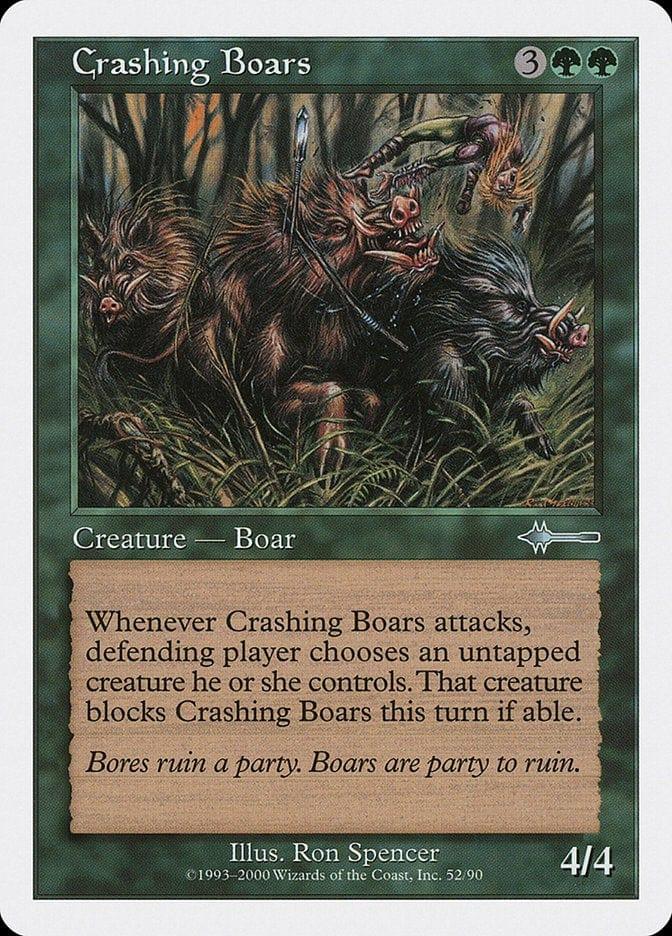 Magic: The Gathering MTG Single Crashing Boars [Beatdown Box Set]