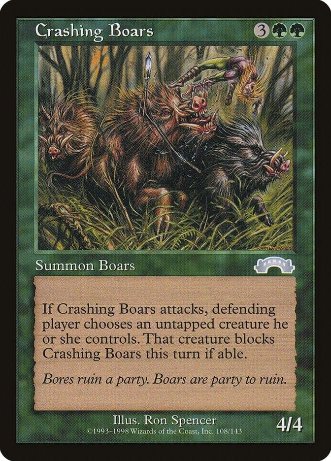 Magic: The Gathering MTG Single Crashing Boars [Exodus]