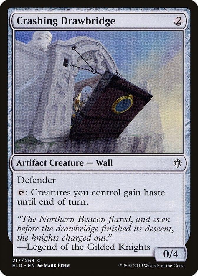 Magic: The Gathering MTG Single Crashing Drawbridge [Throne of Eldraine]