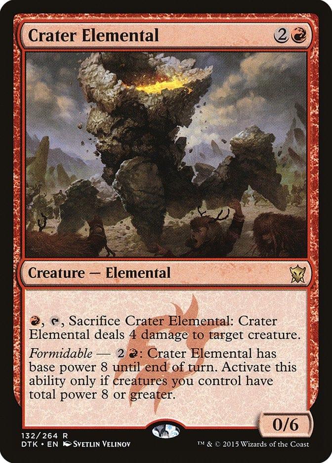 Magic: The Gathering MTG Single Crater Elemental [Dragons of Tarkir]