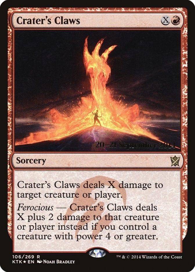 Magic: The Gathering MTG Single Crater's Claws  [Khans of Tarkir Prerelease Promos]