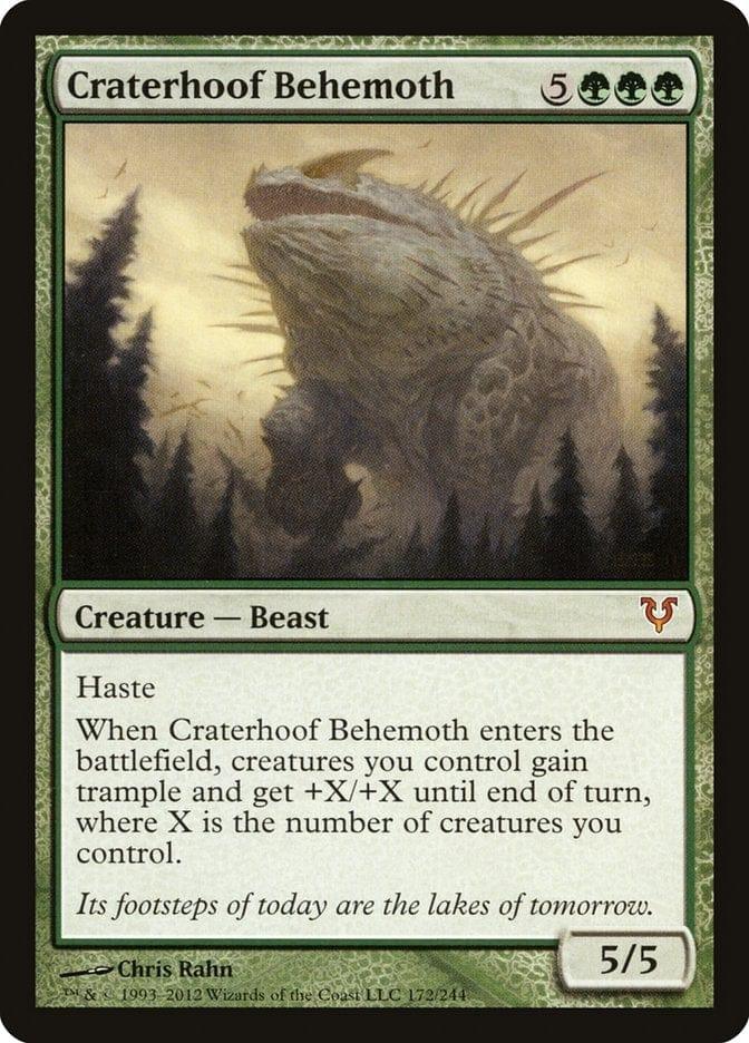 Magic: The Gathering MTG Single Craterhoof Behemoth [Avacyn Restored]