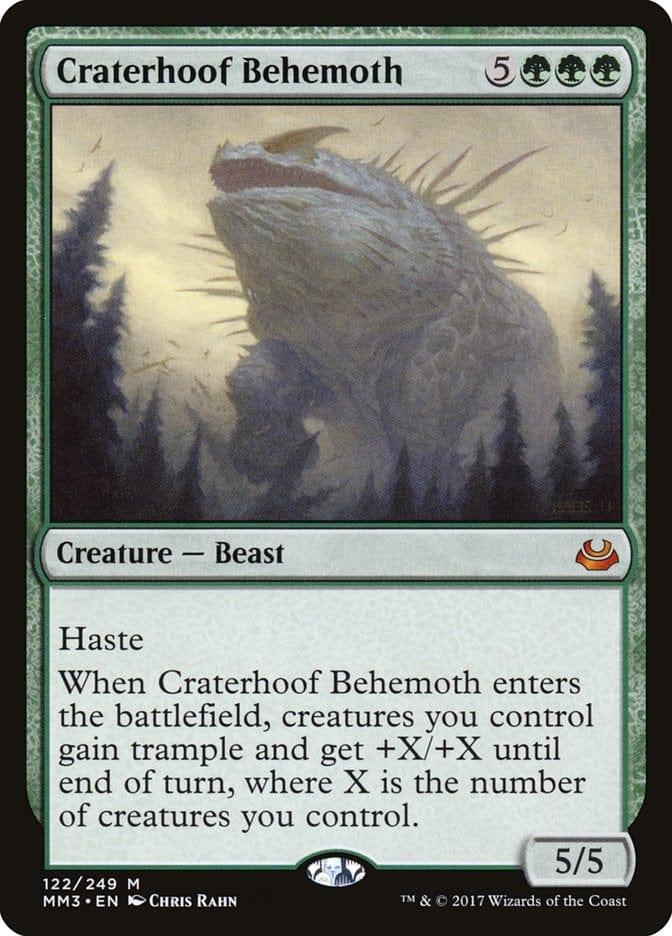 Magic: The Gathering MTG Single Craterhoof Behemoth [Modern Masters 2017]