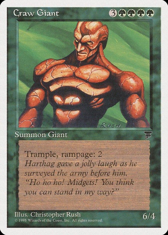 Magic: The Gathering MTG Single Craw Giant [Chronicles]