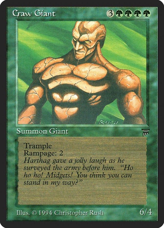 Magic: The Gathering MTG Single Craw Giant [Legends]