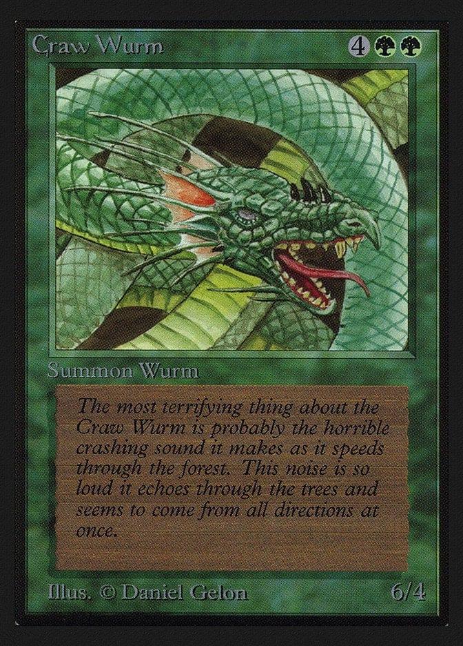 Magic: The Gathering MTG Single Craw Wurm [International Collectors’ Edition]