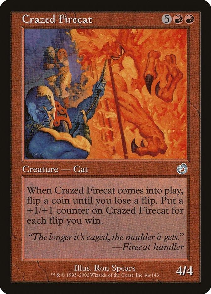 Magic: The Gathering MTG Single Crazed Firecat [Torment]