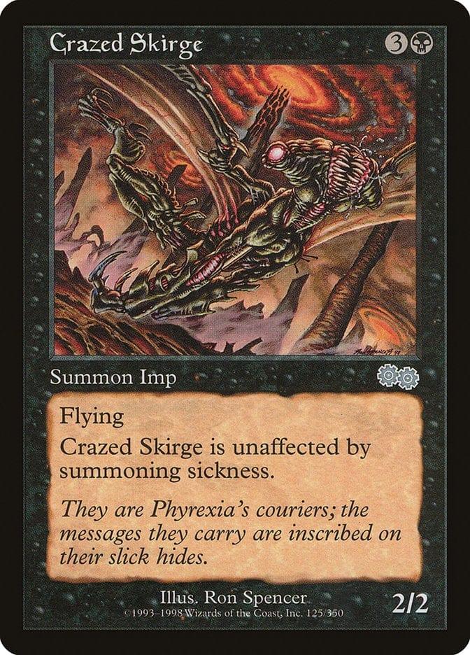 Magic: The Gathering MTG Single Crazed Skirge [Urza's Saga]