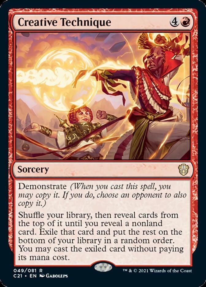 Magic: The Gathering MTG Single Creative Technique [Commander 2021]