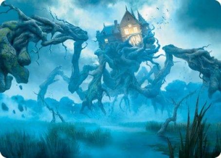 Magic: The Gathering MTG Single Creeping Inn Art Card [Innistrad: Midnight Hunt Art Series]