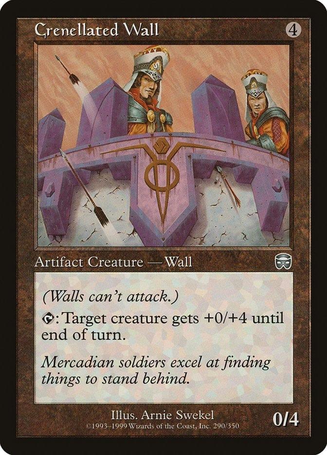Magic: The Gathering MTG Single Crenellated Wall [Mercadian Masques]