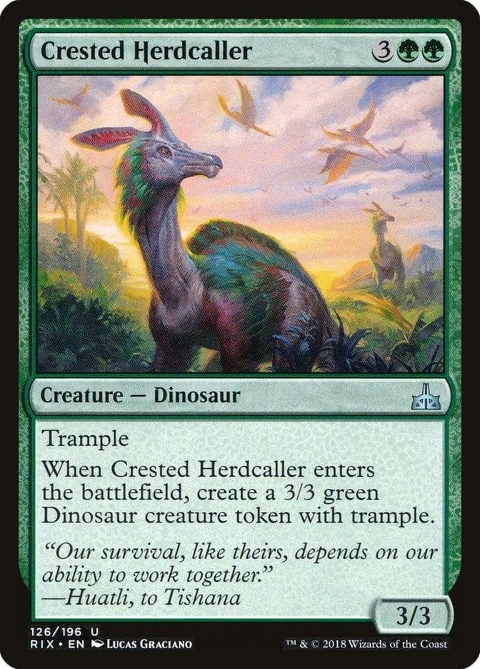 Magic: The Gathering MTG Single Crested Herdcaller [Rivals of Ixalan]
