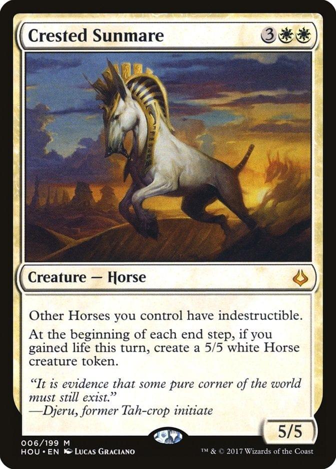 Magic: The Gathering MTG Single Crested Sunmare [Hour of Devastation]