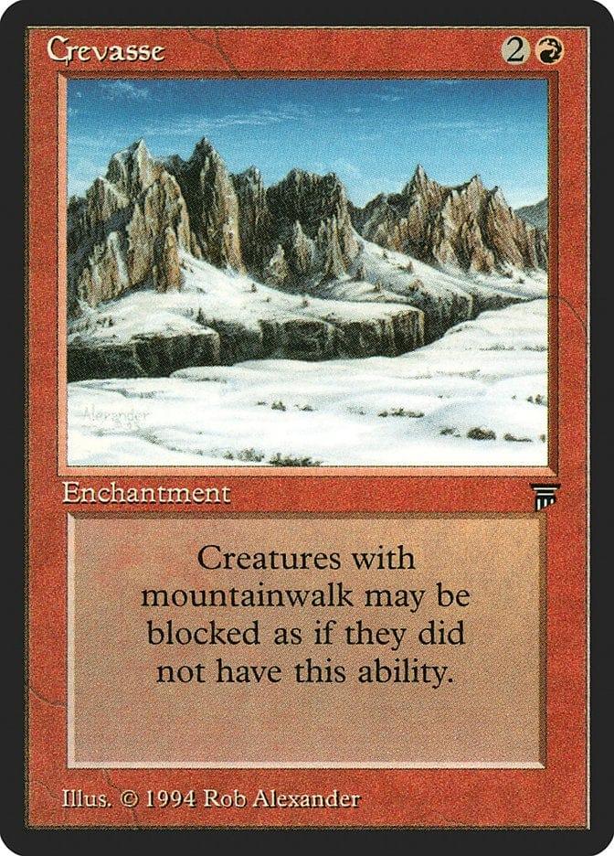 Magic: The Gathering MTG Single Crevasse [Legends]