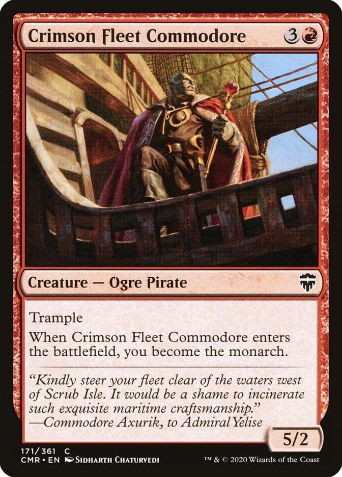 Magic: The Gathering MTG Single Crimson Fleet Commodore [Commander Legends]