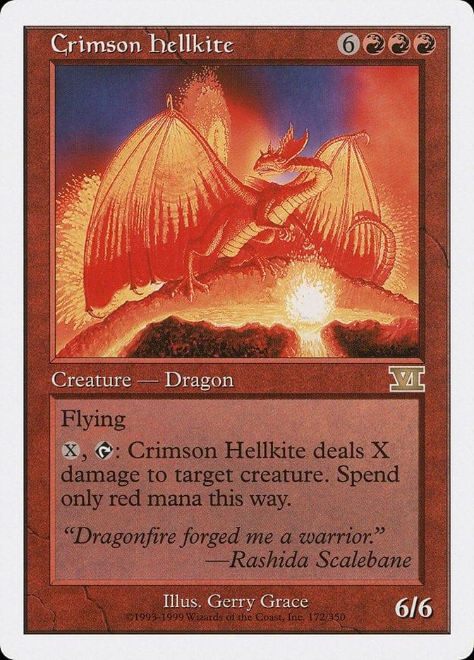 Magic: The Gathering MTG Single Crimson Hellkite [Classic Sixth Edition]