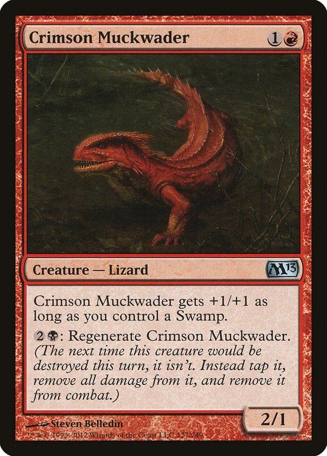 Magic: The Gathering MTG Single Crimson Muckwader [Magic 2013]