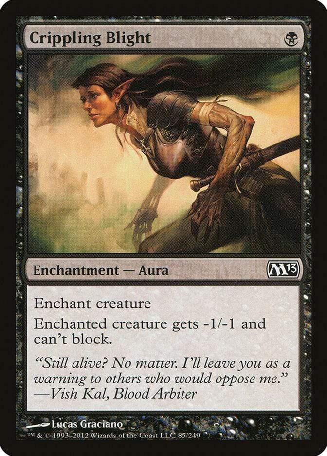 Magic: The Gathering MTG Single Crippling Blight [Magic 2013]