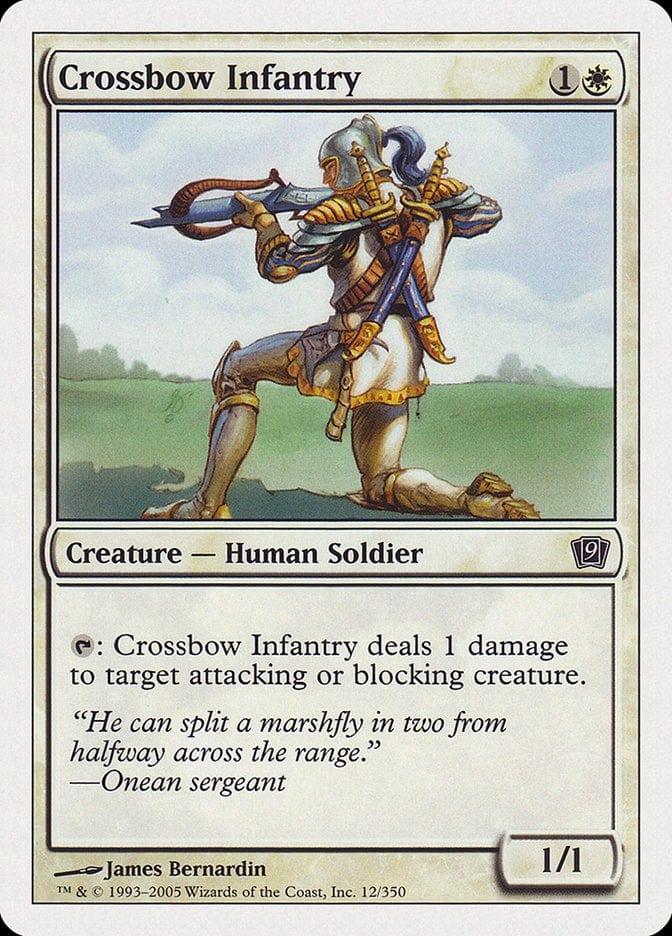 Magic: The Gathering MTG Single Crossbow Infantry [Ninth Edition]