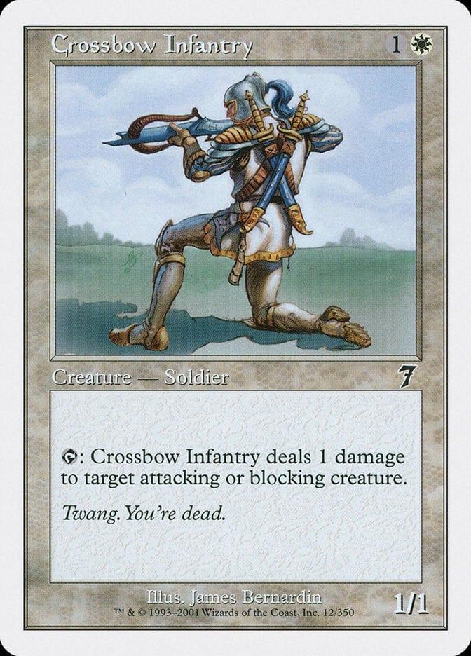 Magic: The Gathering MTG Single Crossbow Infantry [Seventh Edition]