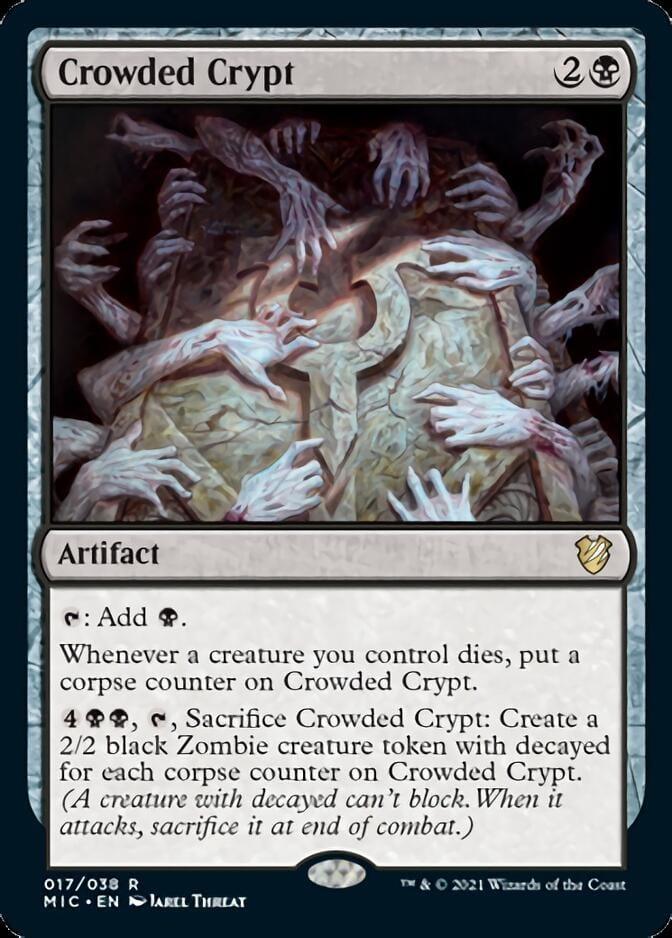 Magic: The Gathering MTG Single Crowded Crypt [Innistrad: Midnight Hunt Commander]