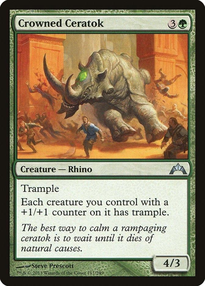 Magic: The Gathering MTG Single Crowned Ceratok [Gatecrash]