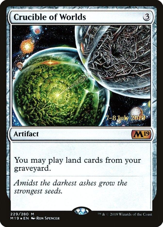 Magic: The Gathering MTG Single Crucible of Worlds  [Core Set 2019 Prerelease Promos]