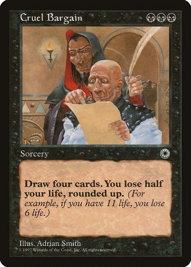 Magic: The Gathering MTG Single Cruel Bargain [Portal]