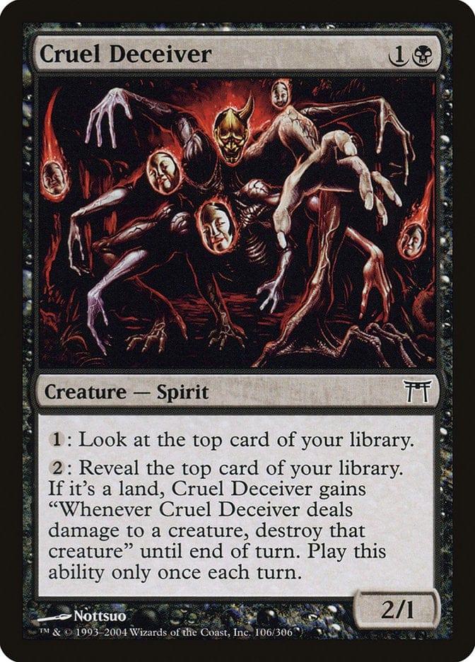 Magic: The Gathering MTG Single Cruel Deceiver [Champions of Kamigawa]