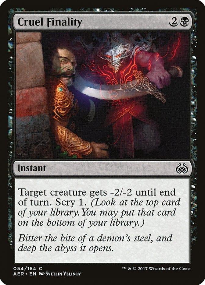 Magic: The Gathering MTG Single Cruel Finality [Aether Revolt]
