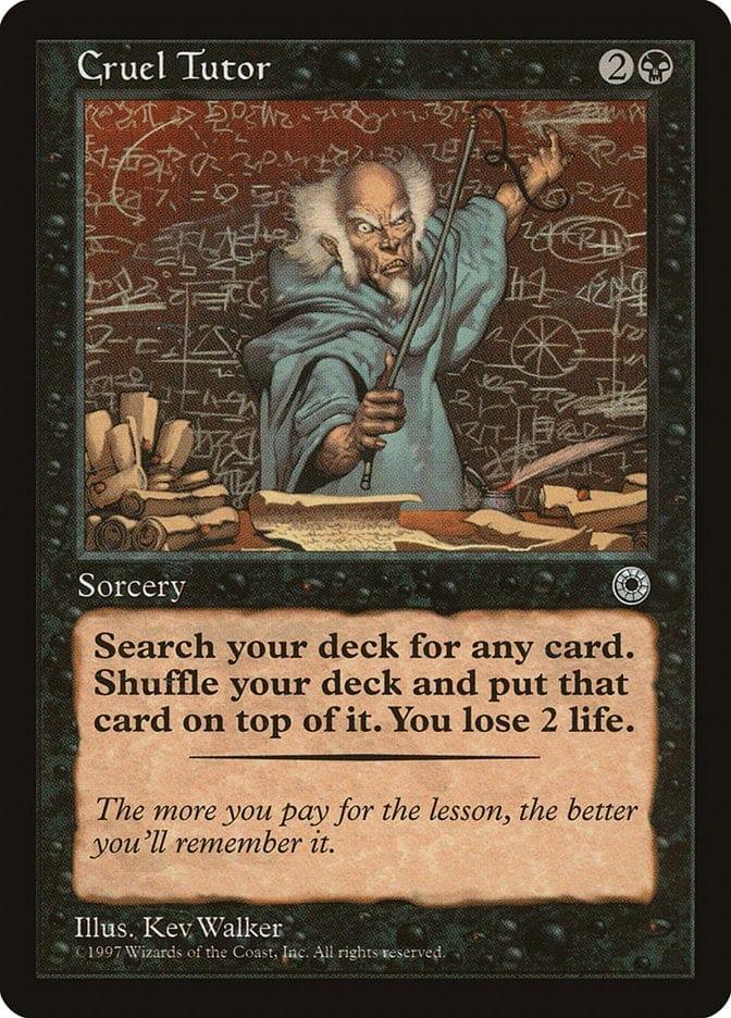 Magic: The Gathering MTG Single Cruel Tutor [Portal]