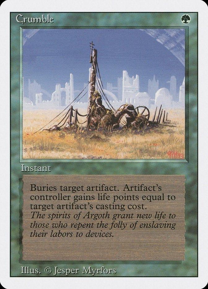 Magic: The Gathering MTG Single Crumble [Revised Edition]