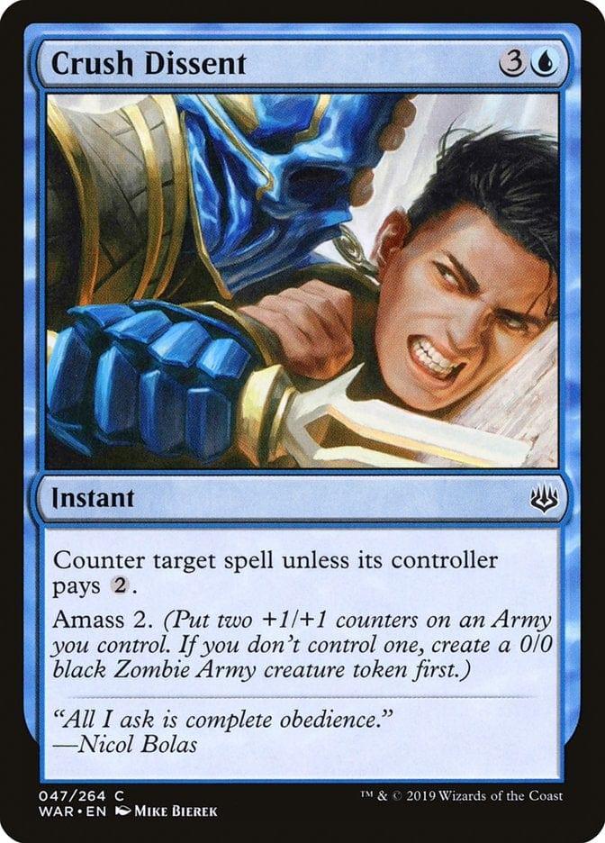 Magic: The Gathering MTG Single Crush Dissent [War of the Spark]