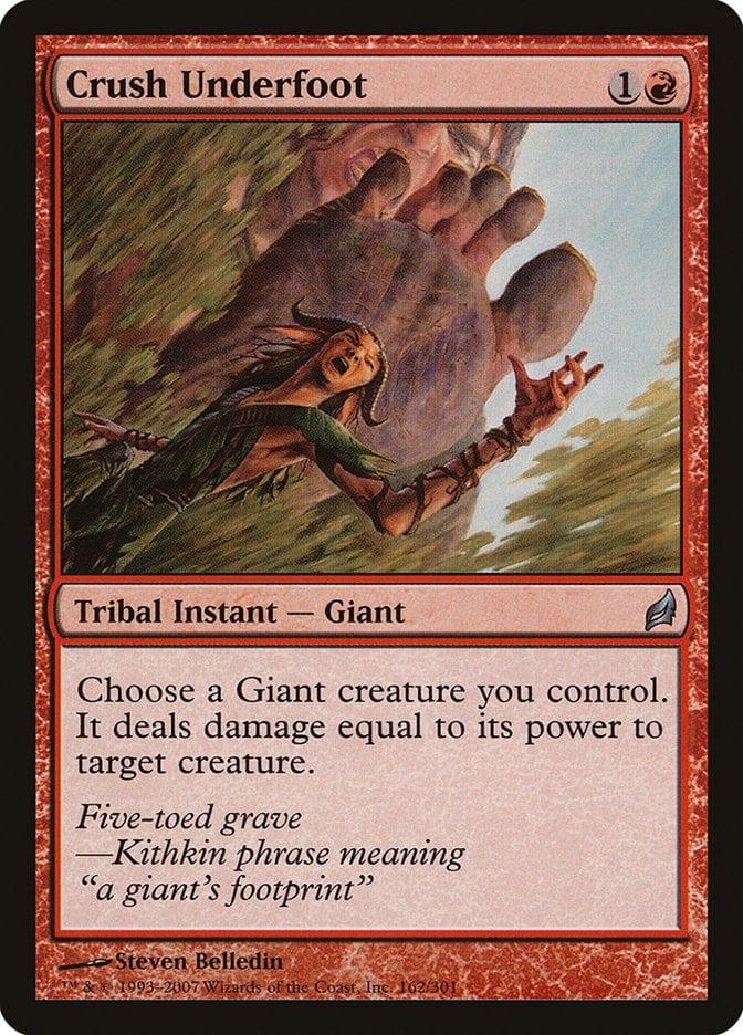 Magic: The Gathering MTG Single Crush Underfoot [Lorwyn]