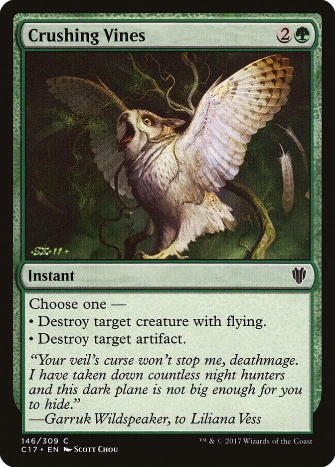 Magic: The Gathering MTG Single Crushing Vines [Commander 2017]
