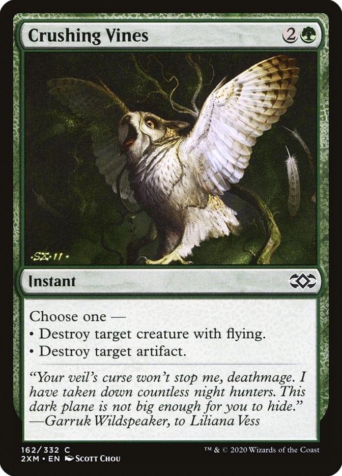 Magic: The Gathering MTG Single Crushing Vines [Double Masters]