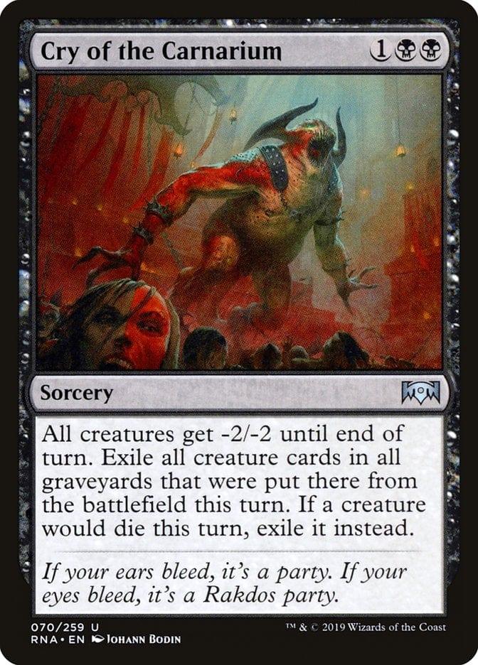 Magic: The Gathering MTG Single Cry of the Carnarium [Ravnica Allegiance]