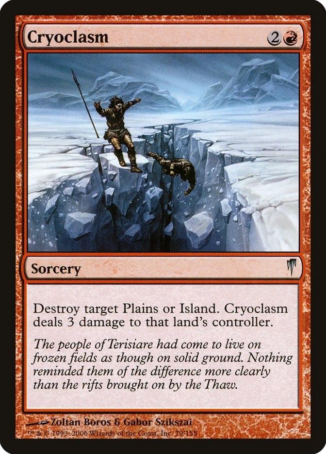 Magic: The Gathering MTG Single Cryoclasm [Coldsnap]