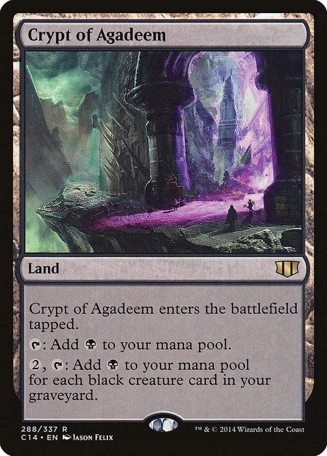 Magic: The Gathering MTG Single Crypt of Agadeem [Commander 2014]