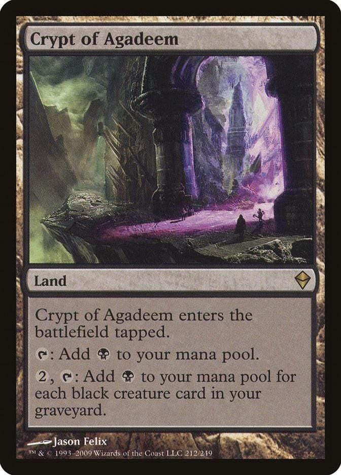 Magic: The Gathering MTG Single Crypt of Agadeem [Zendikar]